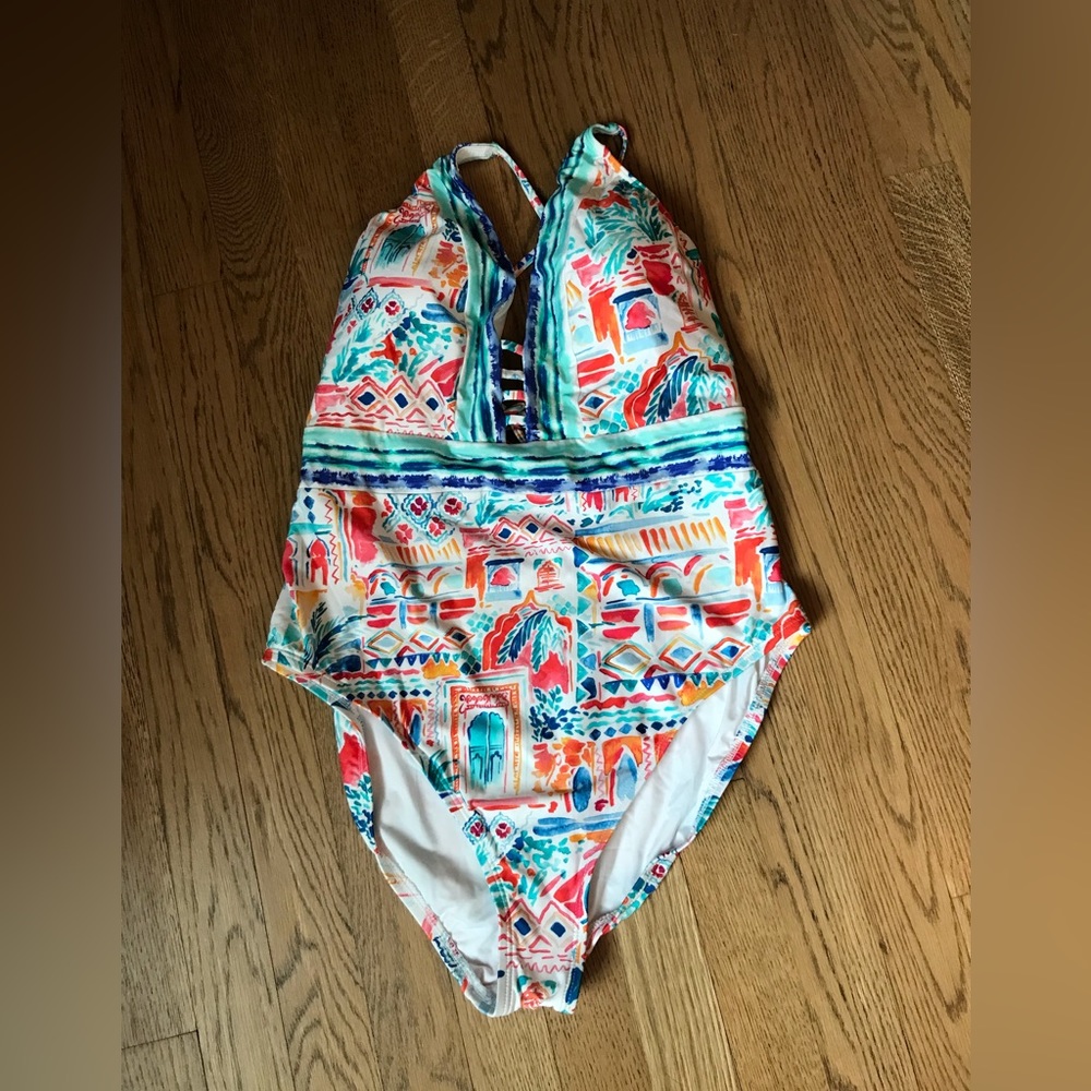 New La Blanca beautiful one piece swimsuit NWT